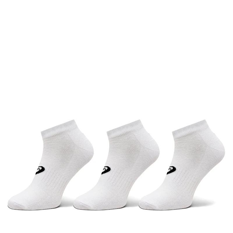 Asics Σετ 3 ζευγάρια κοντές κάλτσες unisex Asics 3PPK Ped Sock 155206 Λευκό