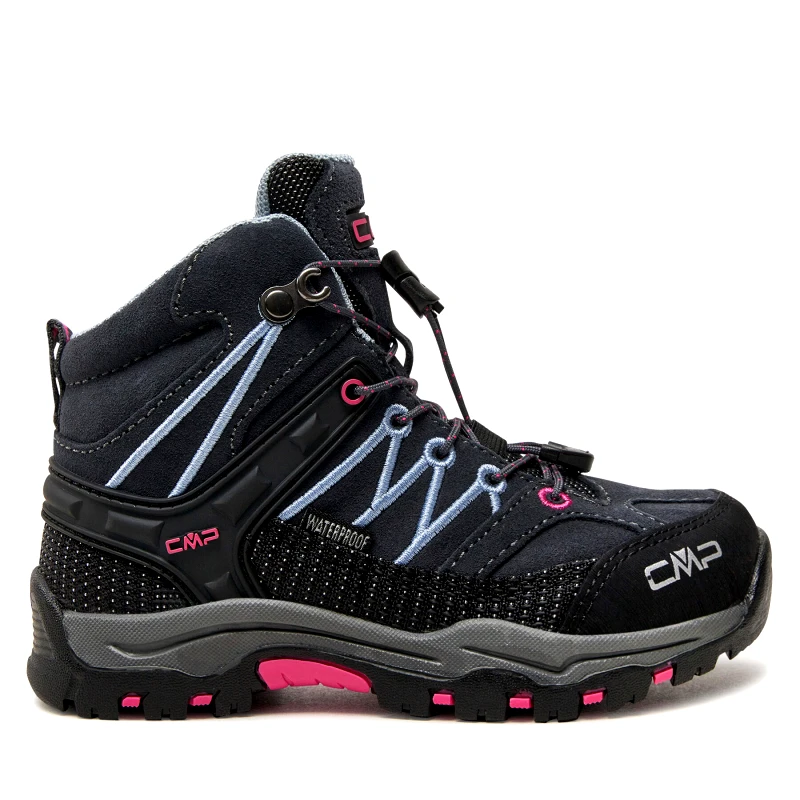 CMP Παπούτσια πεζοπορίας CMP Kids Rigel Mid Trekking Shoes Wp 3Q12944 Μαύρο