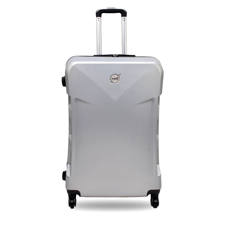 Semi Line Μεγάλη Βαλίτσα Semi Line T5797-3 Ασημί