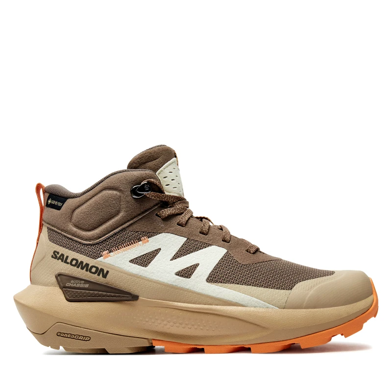 Salomon Παπούτσια πεζοπορίας Salomon Elixir Activ Mid Gore-Tex L47457200 Μπεζ