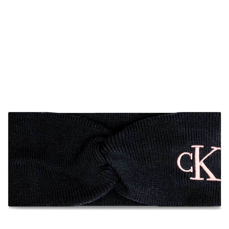 Calvin Klein Κορδέλα μαλλιών Calvin Klein Monogram Embro K60K612658 Μαύρο
