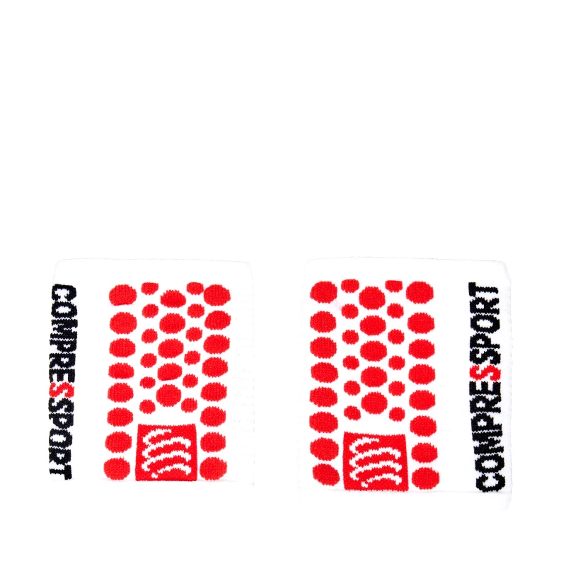 Compressport Σετ Περικάρπια  Compressport Sweatbands 3D.Dots WSTV2 Λευκό