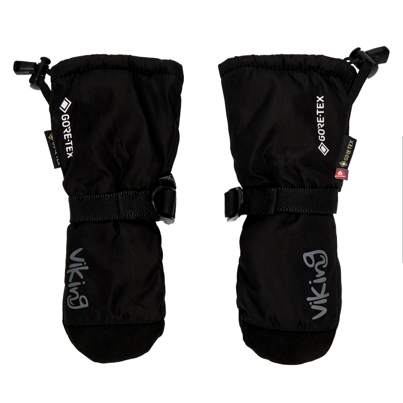 Viking Γάντια για σκι Viking Nomadic GTX Kids 165/23/9336/0900 Μαύρο