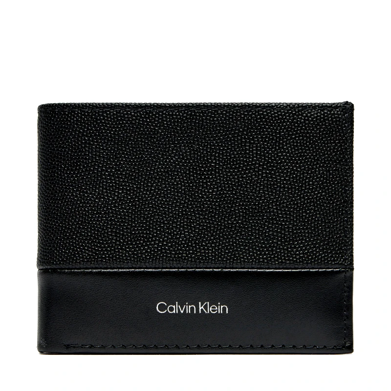 Calvin Klein Μεγάλο Πορτοφόλι Ανδρικό Calvin Klein Ck Must Bifold 5cc W/Coin K50K512678 Μαύρο