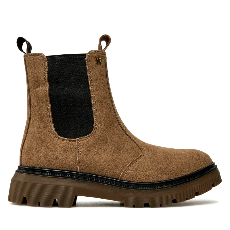Wrangler Μποτάκια με λάστιχο Wrangler Hadley 20243063.CJU Καφέ