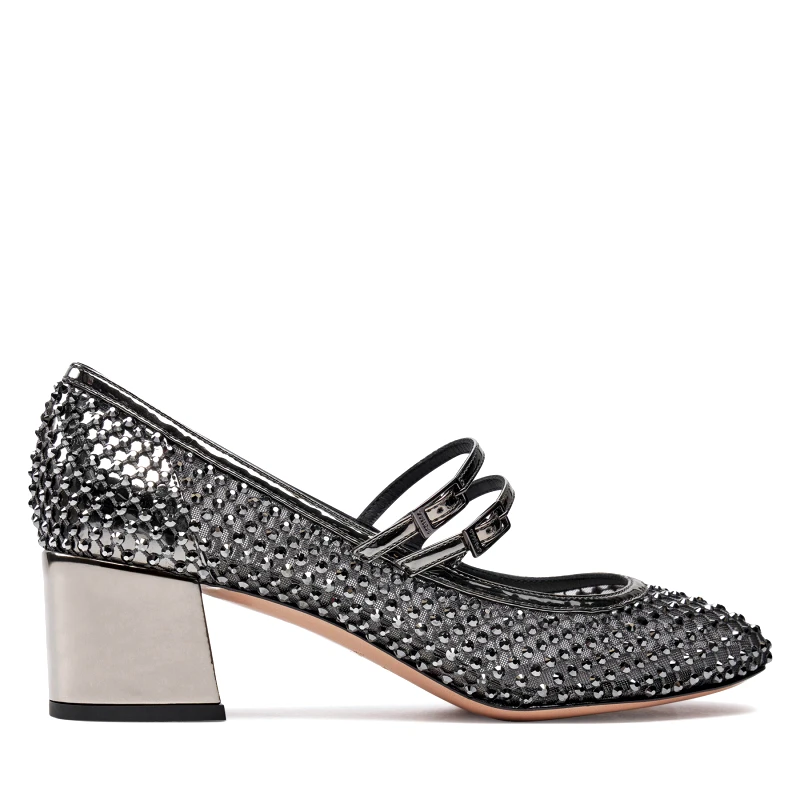 Le Silla Γοβάκια Le Silla 1360C050RBPPSTE Γκρι