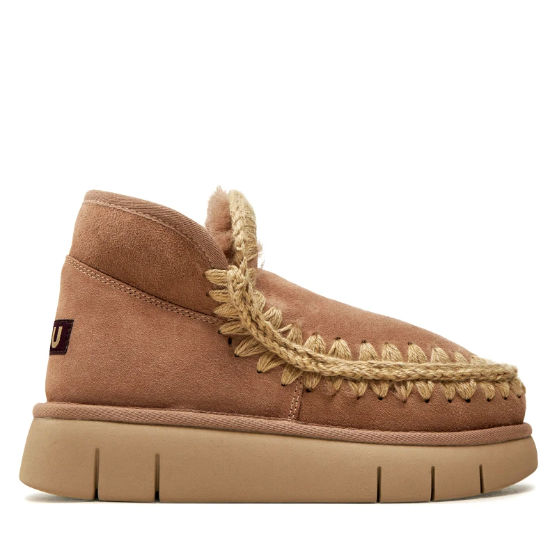 Mou Μπότες Χιονιού Mou Eskimo Bounce Sneaker FW531009A Μπεζ