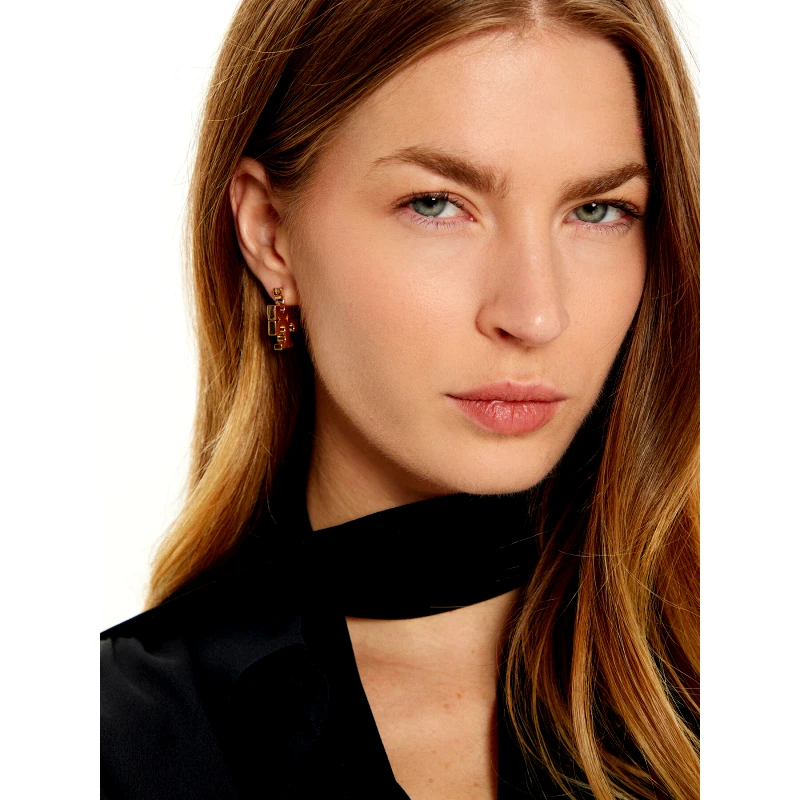 Tory Burch Σκουλαρίκια Tory Burch Eleanor Hidden Hoop Earring 157956 Χρυσό