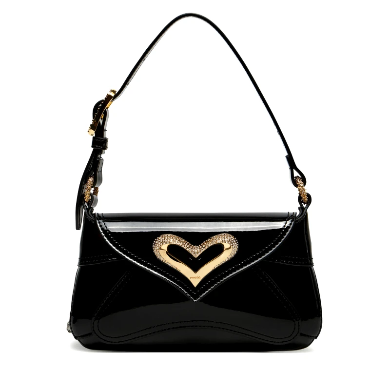 PINKO Τσάντα PINKO 520 Shoulder Baby Fl AI 24-25 PLTT 103764 A1UP Μαύρο