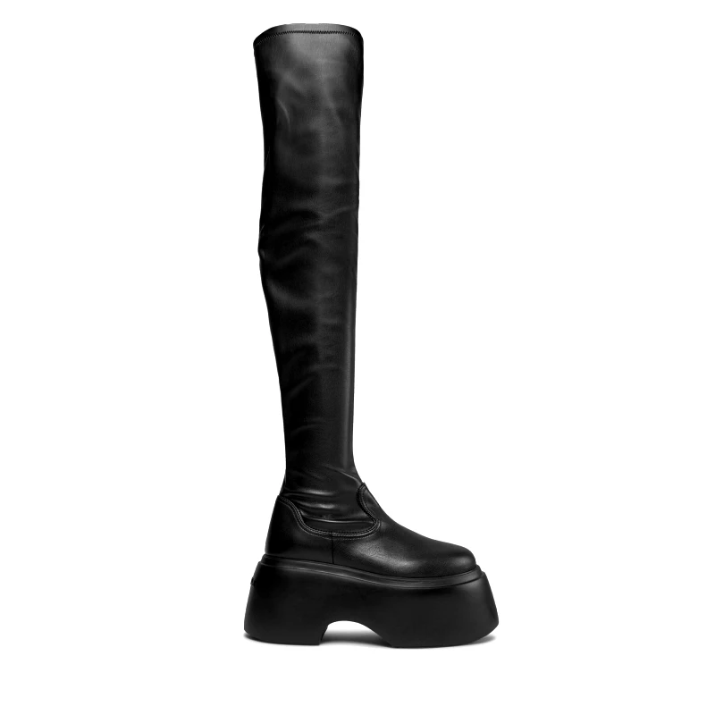 Le Silla Μπότες πάνω από το γόνατο Le Silla Kembra Tight 6451A020M1PPFAK001 Μαύρο