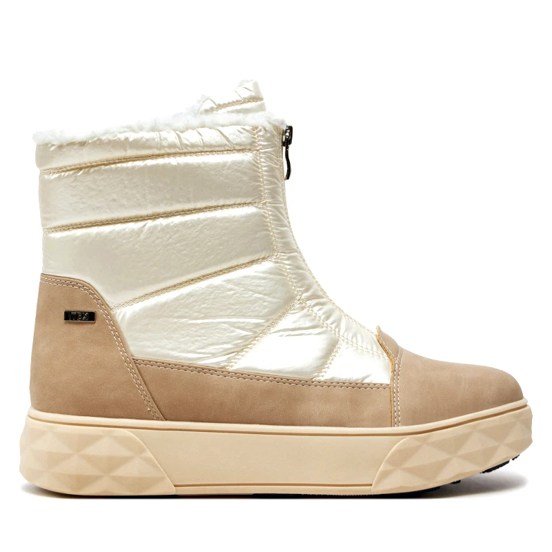 Caprice Μποτάκια Caprice 9-26405-43 Εκρού