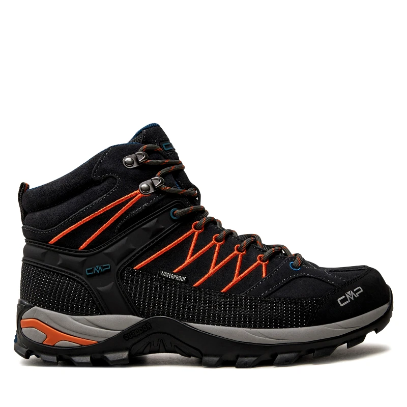 CMP Παπούτσια πεζοπορίας CMP Rigel Mid Trekking Shoes Wp 3Q12947 Μαύρο