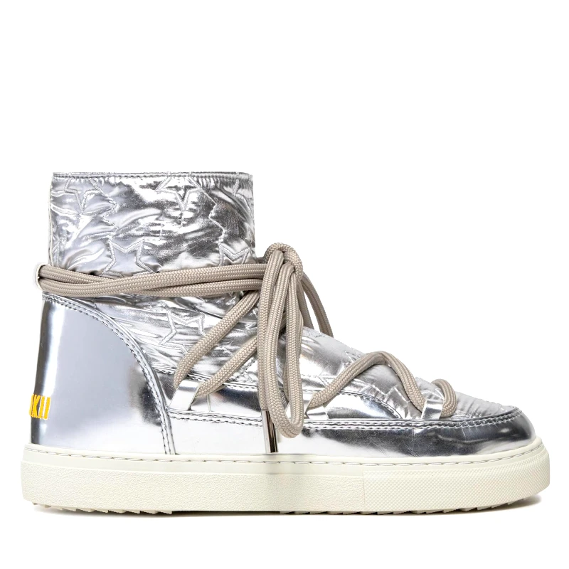 Inuikii Μπότες Χιονιού Inuikii Bomber Star 75202-068 Ασημί