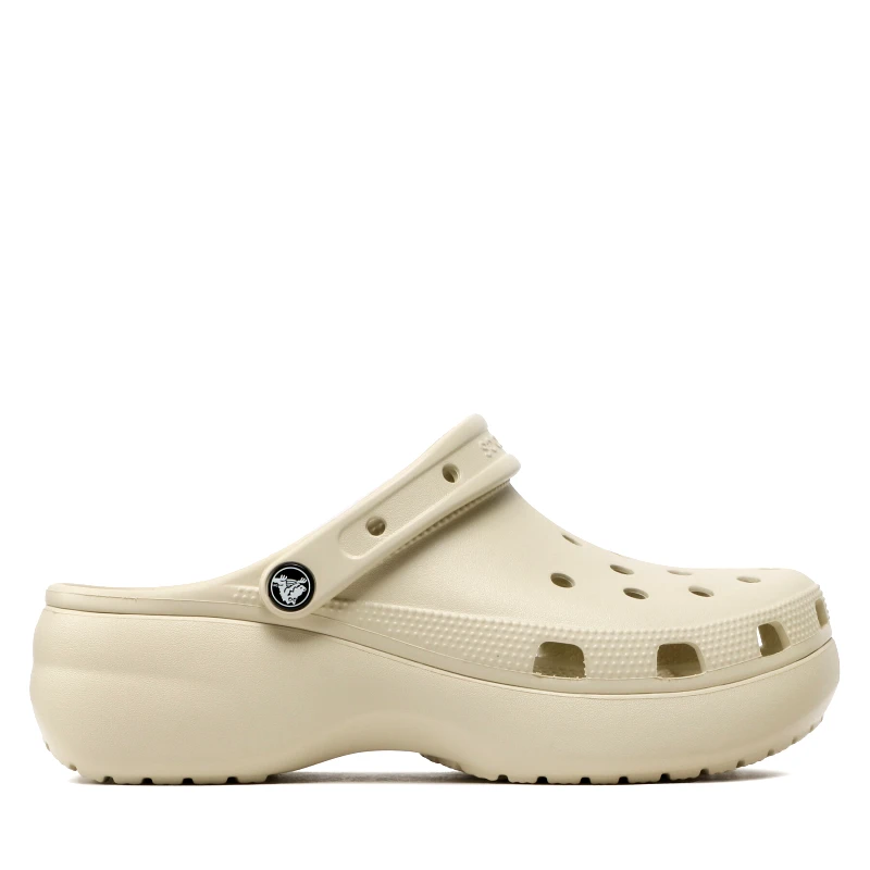 Crocs Παντόφλες Crocs Classic Platform Clog W 206750 Μπεζ