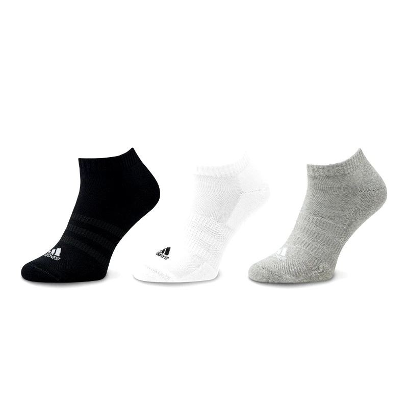 adidas Κάλτσες σοσόνια Unisex adidas Cushioned Low-Cut Socks 3 Pairs IC1333 Γκρι