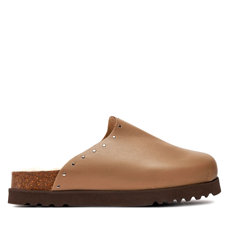 Scholl Παντόφλες Scholl Fae Studs F30938 Καφέ