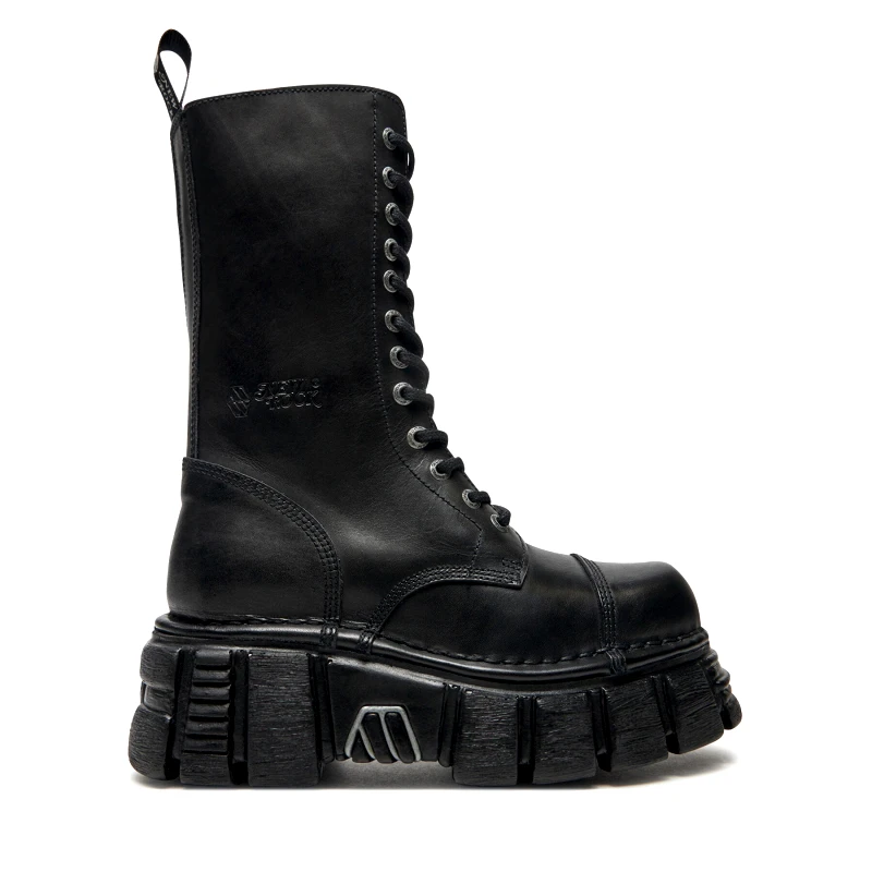 NEW ROCK Αρβύλες NEW ROCK M-MILI211-C14 Μαύρο