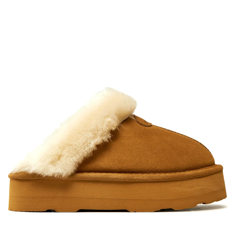 Bearpaw Παντόφλες Σπιτιού Bearpaw Retro Loki 2487W Μπεζ