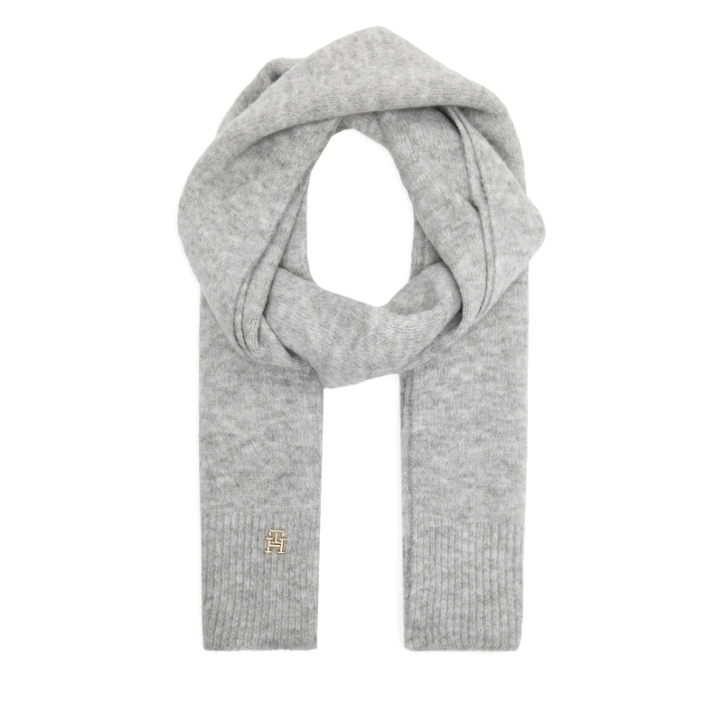 Tommy Hilfiger Κασκόλ Tommy Hilfiger Luxe AW0AW16646 Γκρι