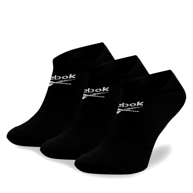 Reebok Σετ 3 ζευγάρια κοντές κάλτσες unisex Reebok R0353-SS24 (3-pack) Μαύρο