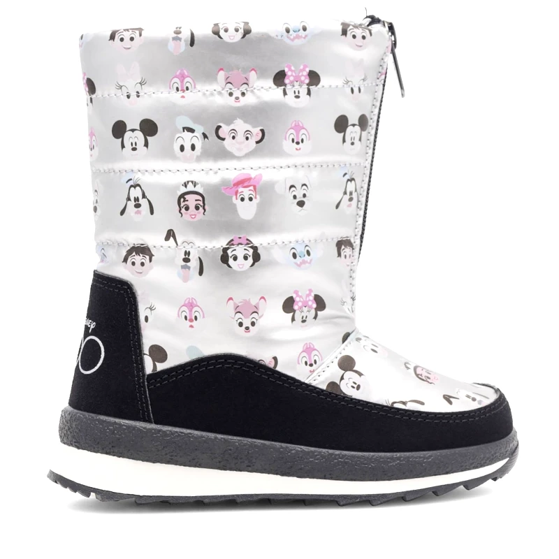 Disney 100 Μπότες Χιονιού Disney 100 AW23-214D100 Ασημί