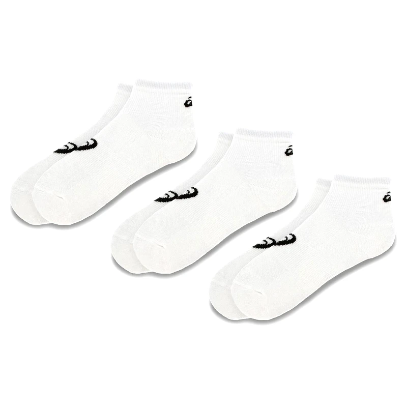 Asics Σετ 3 ζευγάρια κοντές κάλτσες unisex Asics 3PPK Quarter Sock 155205 Λευκό