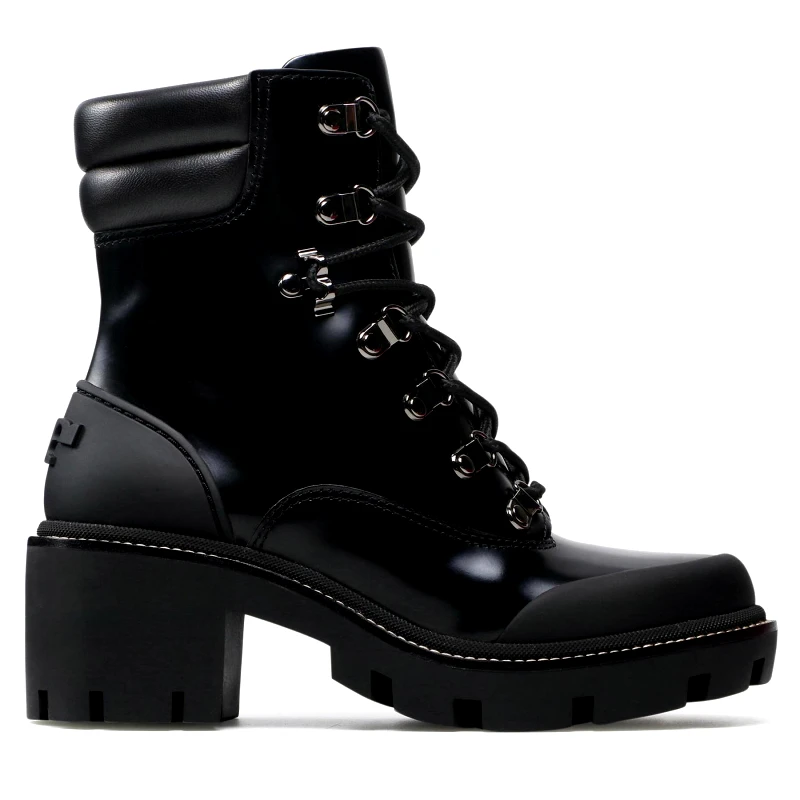 Tory Burch Μποτάκια Tory Burch Lug Sole Hiker Ankle Boot 85304 Μαύρο