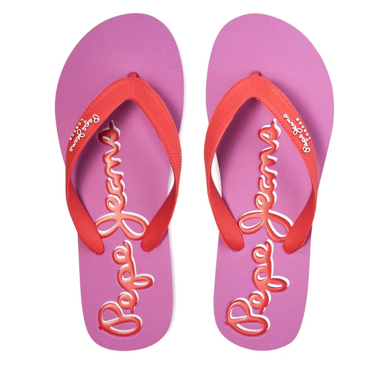 Pepe Jeans Σαγιονάρες Pepe Jeans Bay Beach Brand W PLS70157 Κόκκινο