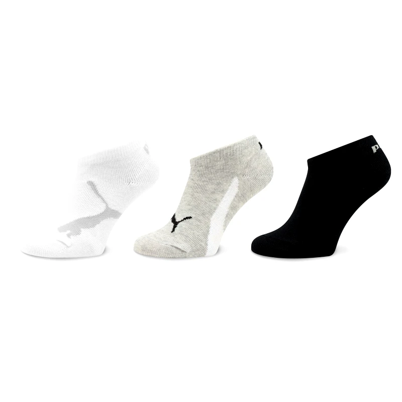 Puma Σετ ψηλές κάλτσες παιδικές 3 τεμαχίων Puma Kids Bwt Sneaker 3P 907960 Λευκό