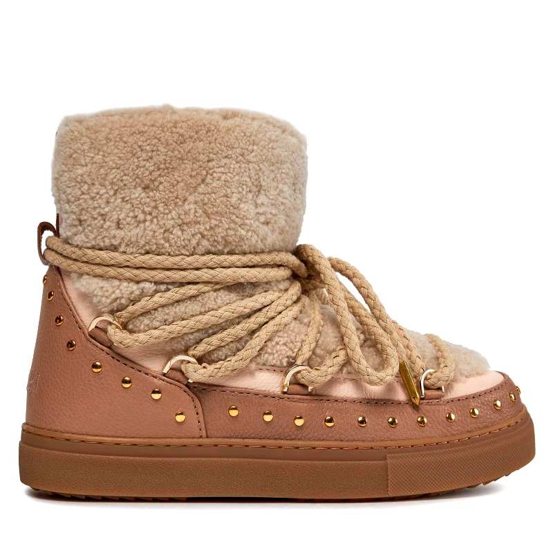 Inuikii Μπότες Χιονιού Inuikii Curly Rock 75102-076 Μπεζ