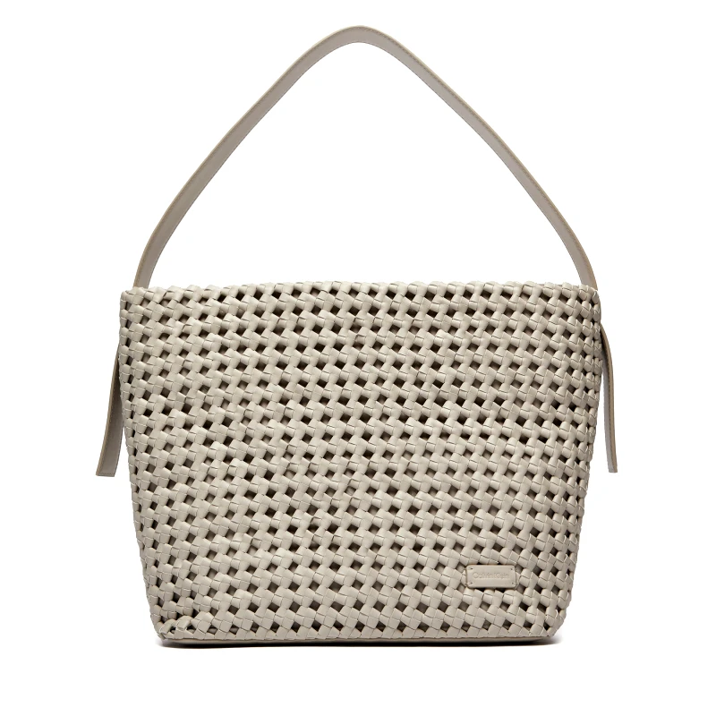 Calvin Klein Τσάντα Calvin Klein Ck Braided Medium Shopper K60K612131 Γκρι