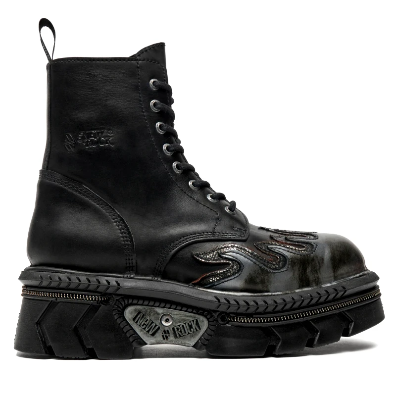 NEW ROCK Αρβύλες NEW ROCK M-MILI134C-S1 Μαύρο