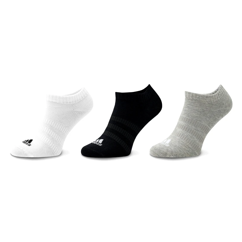adidas Κάλτσες σοσόνια Unisex adidas Thin and Light Sportswear Low-Cut Socks 3 Pairs IC1337 Γκρι