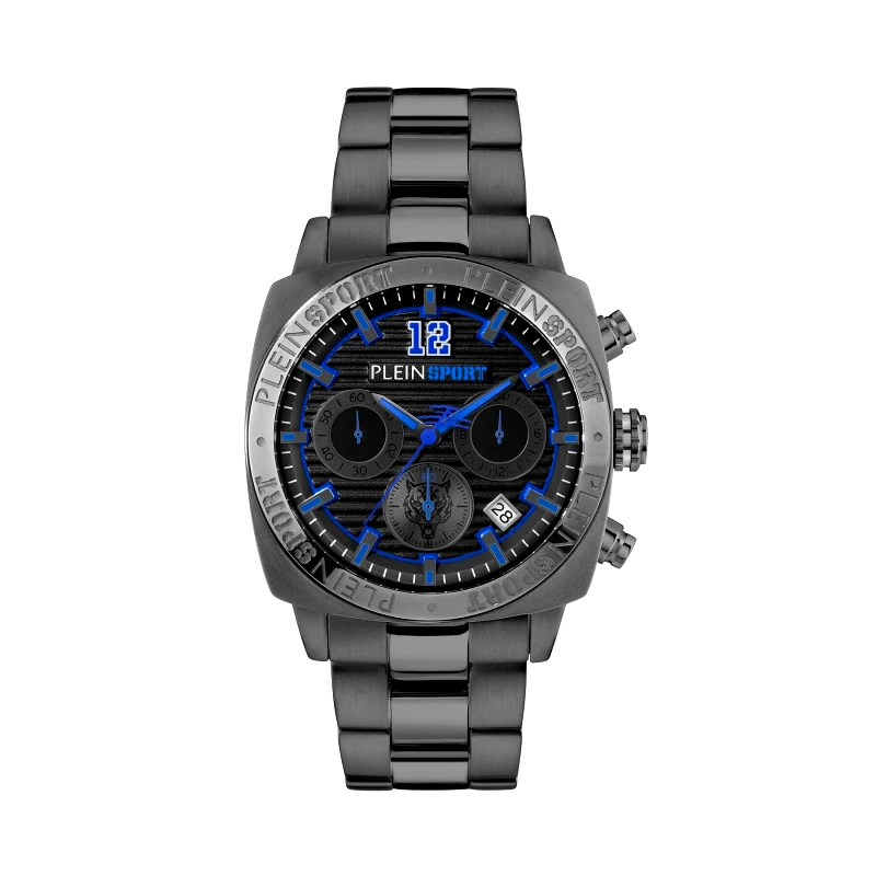 Plein Sport Ρολόι Plein Sport Wildcat PSGBA1323 Γκρι
