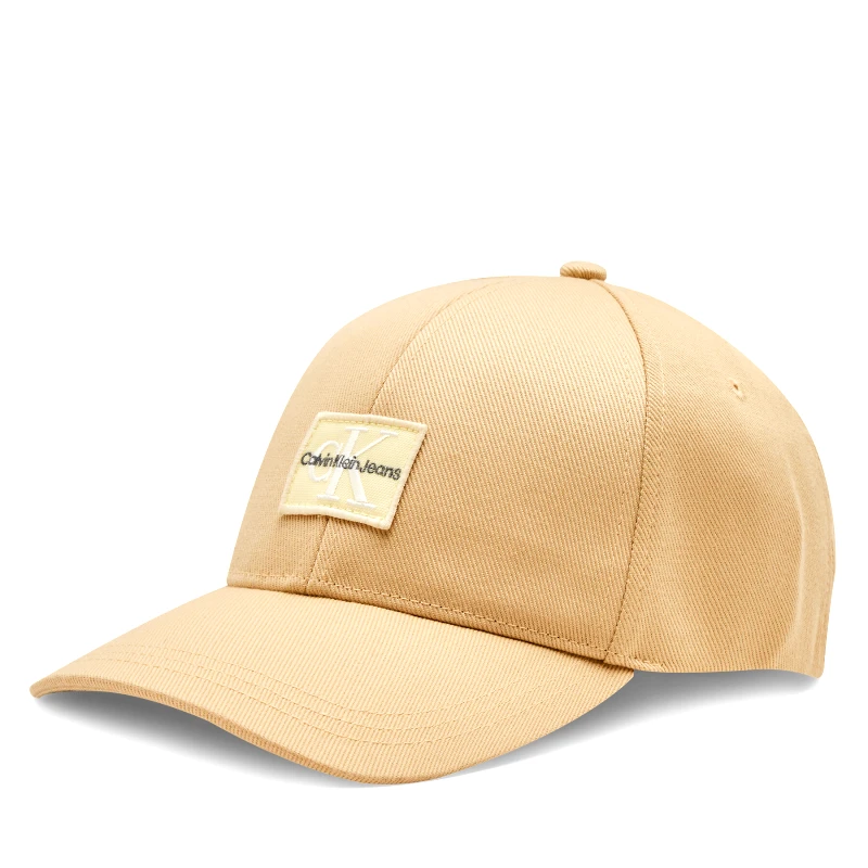 Calvin Klein Jeans Καπέλο Jockey Calvin Klein Jeans Mono Logo Patch Cap K60K612381 Μπεζ