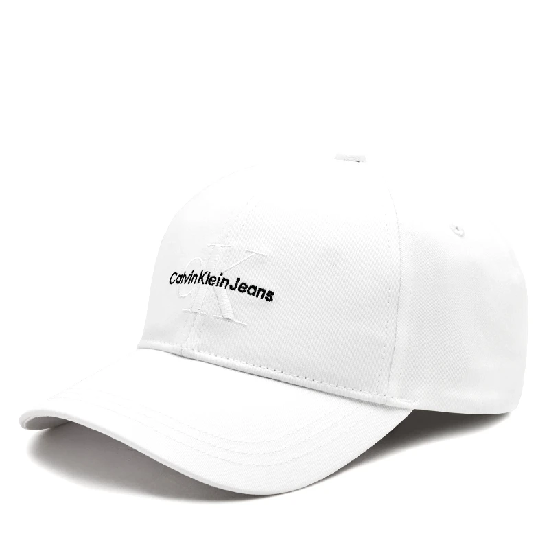 Calvin Klein Καπέλο Jockey Calvin Klein Monologo Embro K50K512180 Λευκό