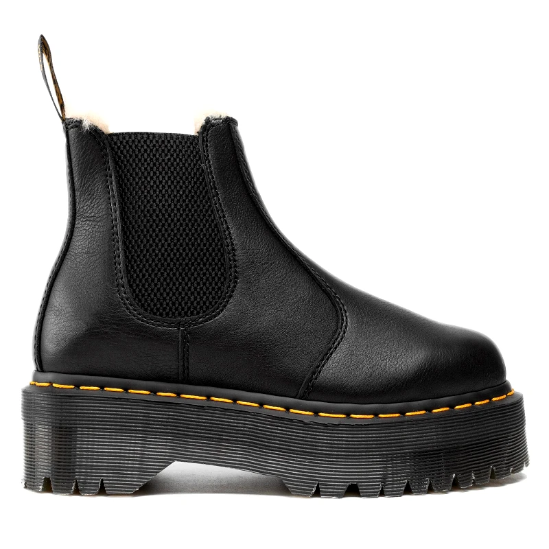 Dr. Martens Μποτάκια με λάστιχο Dr. Martens 2976 Quad Fl 25635001 Μαύρο