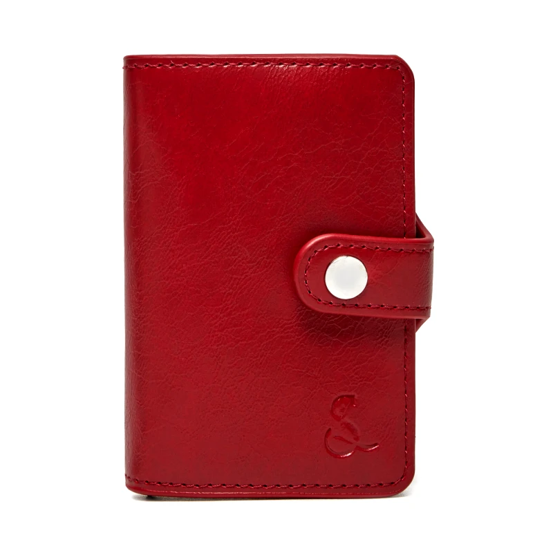 Semi Line Θήκη πιστωτικών καρτών Semi Line P8296-4 Κόκκινο