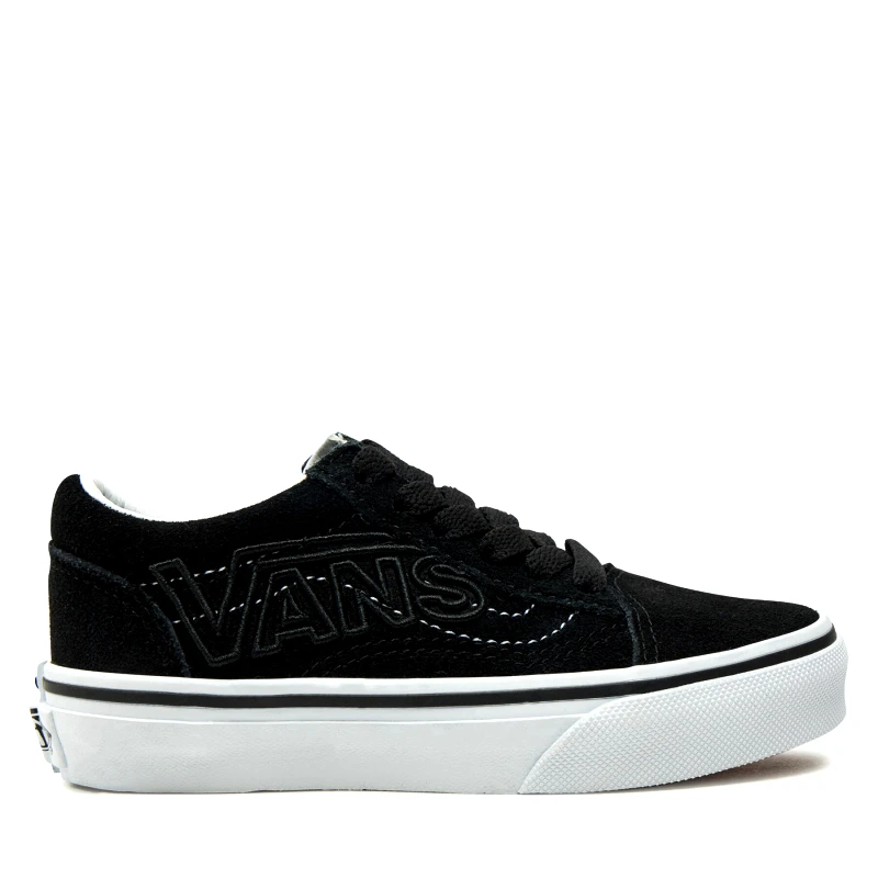 Vans Πάνινα παπούτσια Vans Old Skool Embroidered Logo VN000CYVBLK1 Μαύρο