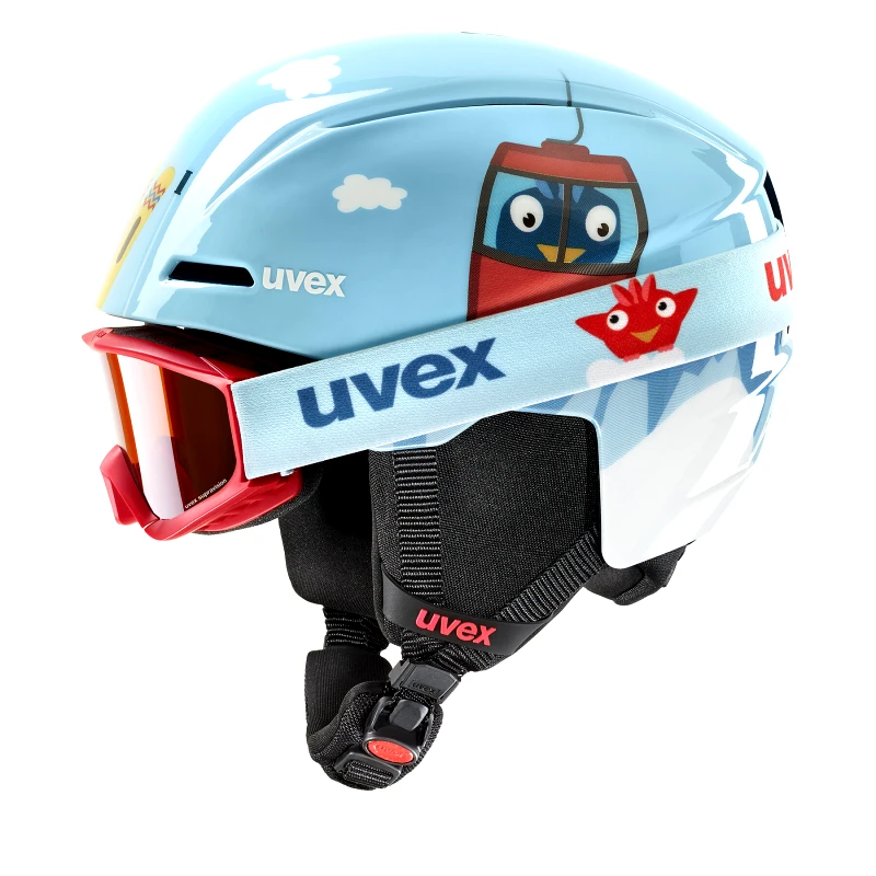 Uvex Κράνος Σκι Uvex Viti Set 56/S/317/10/01 Μπλε