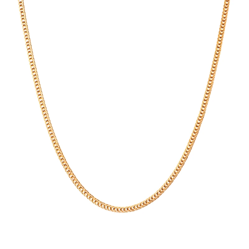 ICED STUFF Αλυσιδάκι ICED STUFF New Franco Chain Χρυσό