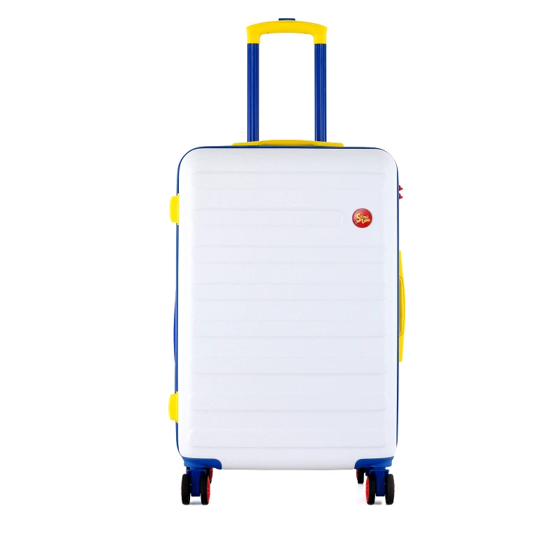 Semi Line Μεσαία Βαλίτσα Semi Line T5842-2 Λευκό