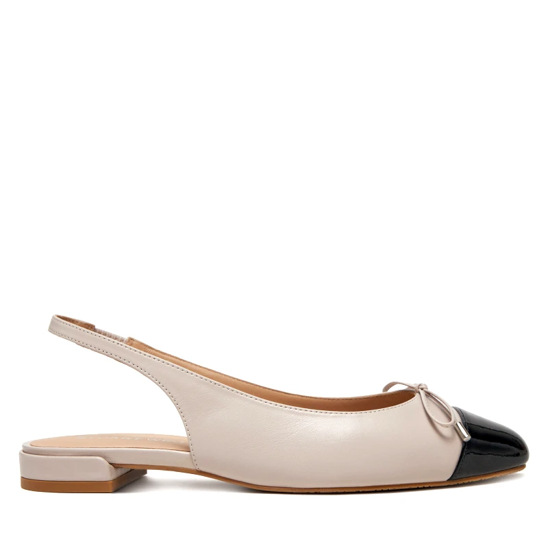 Stuart Weitzman Γοβάκια Stuart Weitzman Sleek Bow SJ075 Μπεζ