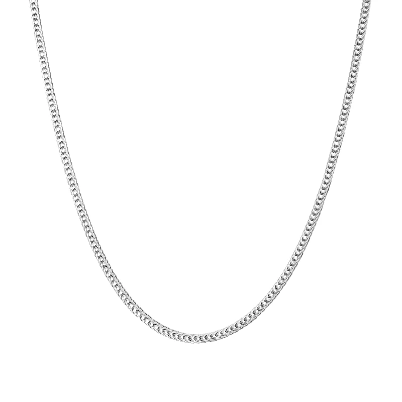 ICED STUFF Αλυσιδάκι ICED STUFF New Franco Chain Λευκόχρυσο