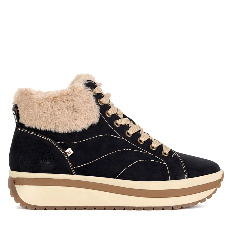Rieker Revolution Lifestyle Μποτάκια Rieker Revolution Lifestyle W0961-01 Μαύρο