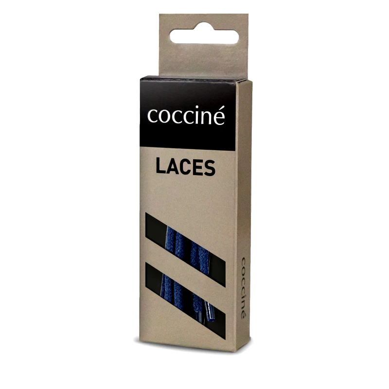 Coccine Κορδόνια παπουτσιών Coccine SZNUROWADŁA 75 cm F3 BAWEŁNIANE v.AZ Σκούρο μπλε