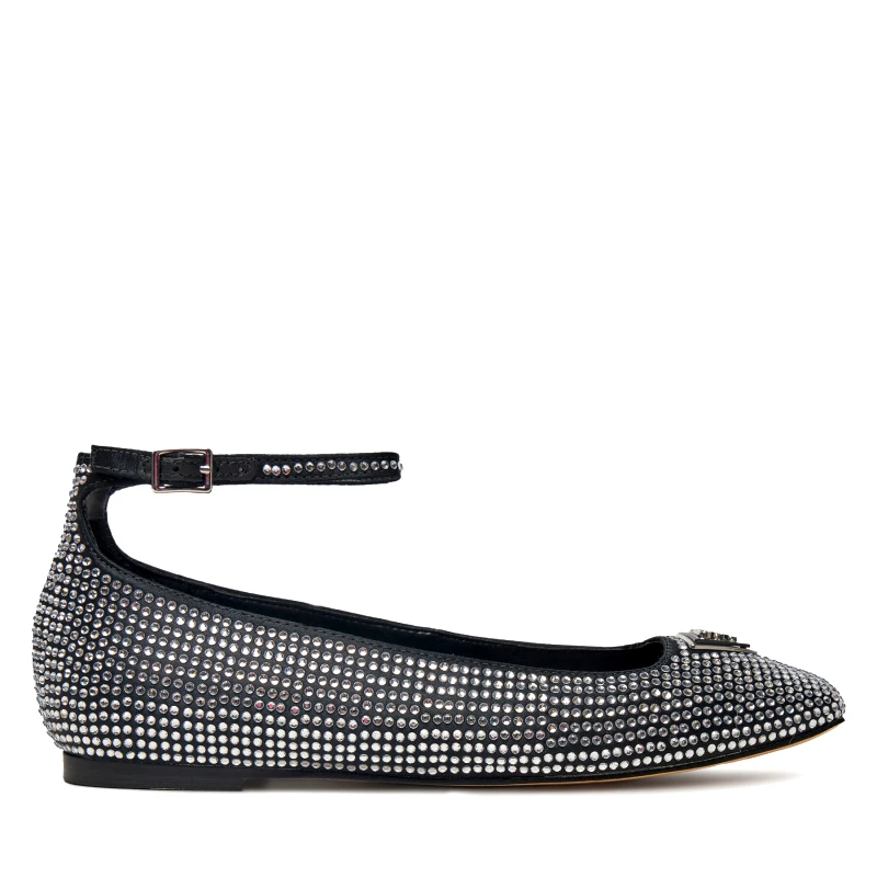 Guess Μπαλαρίνες Guess FLPLVS SAT02 Μαύρο