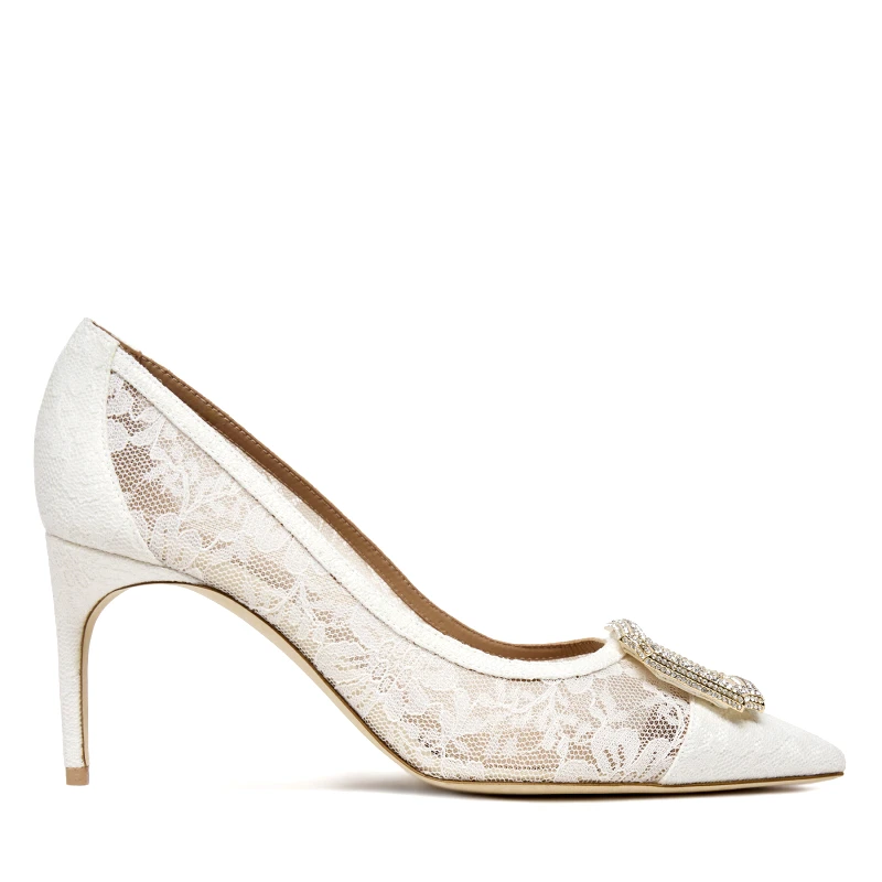 MALONE SOULIERS Γόβες MALONE SOULIERS Monroe 70-10 Λευκό