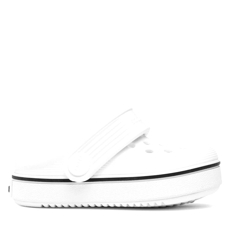 Crocs Παντόφλες Crocs Crocs Crocband Clean Clog T 208479 Λευκό