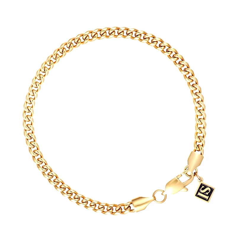 ICED STUFF Βραχιόλι ICED STUFF Miami Cuban Link Χρυσό